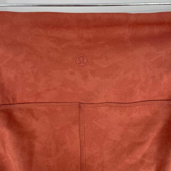 Lululemon Always On High Rise Tight Sky Wash Print Rustic Clay Size 6 - Picture 6 of 7